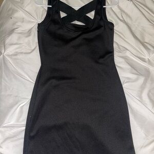 Strappy little black dress